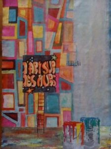 Peinture de NADINE L: L ART SUR LES MURS