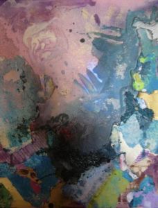 Peinture de antu: purple eyes