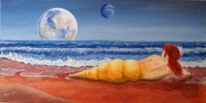 Peinture de dominique  serusier: Femme Coquillage