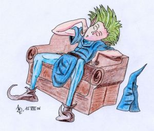 Dessin de Emde: Lutin endormi