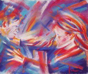 Peinture de FREDERIQUE NALPAS: Complices