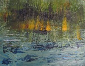 Peinture de Geritzen: Feu de camp 2