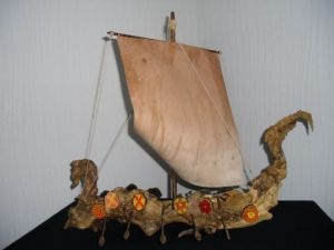 Sculpture de veronique sergent: drakkar