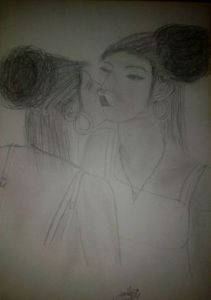 Dessin de Joana Sweet: Jeu de miroir