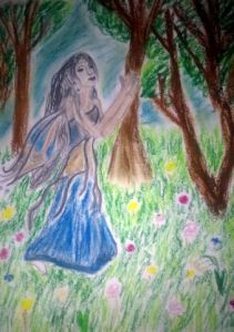 Dessin de Joana Sweet: Ballade de fée 