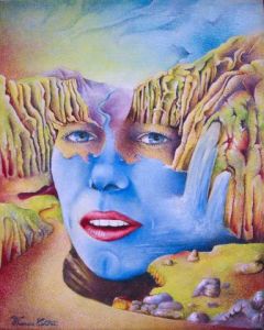 Peinture de Francis Cortes: rêverie