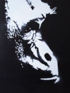 Peinture de Alex LGC: chimpanzé