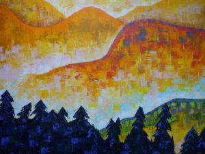 Peinture de Olivia BOA: Aube