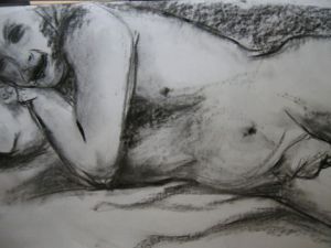 Dessin de anna matt: nu masculin