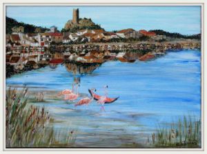 Peinture de Catherine James: Gruissan