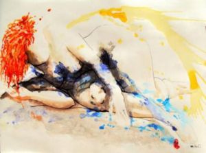 Dessin de Monick Bres : Berta