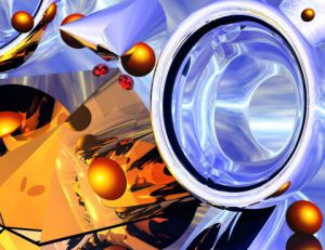 Art_numerique de lacourly: Vision sur un autre monde