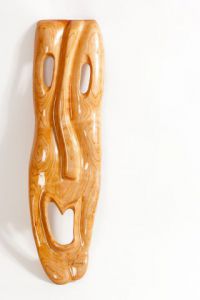 Sculpture de Clement Lemieux: masque