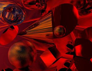 Art_numerique de lacourly: Réflexion sur une autre dimension