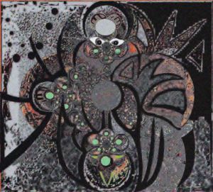 Oeuvre de LAMINE: SANS TITRE