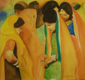 Peinture de Aurelie d'ornellas: Couleur d'inde