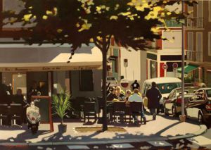 Peinture de PHILIPPE LEROUX: instant de bien-être