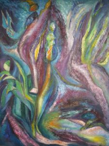 Peinture de Liliane CIMA: attente