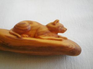 Sculpture de Clement MOUCHE: chat