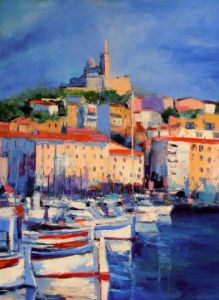Peinture de Veronique LANCIEN: MARSEILLE LUMIERE