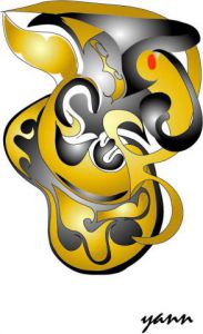 Art_numerique de yann: le clown