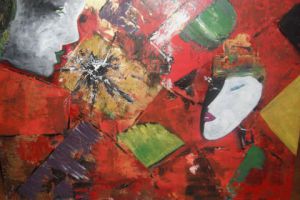 Peinture de Veronique DEMOULIAN: patchoul'in wind