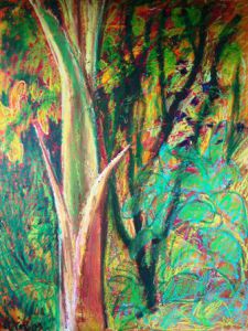 Peinture de MARIE INDIGO: Young royal palm