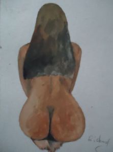 Peinture de Richard S: Face cachée de l'indienne