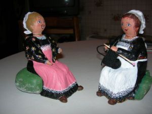 Sculpture de joflo: Les bavardes