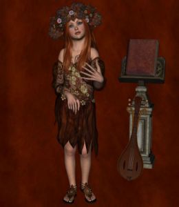 Illustration de lacourly: Musique de fée