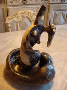 Sculpture de CHRISTINE DUPONT: Accident de la vie