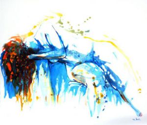 Dessin de Monick Bres : Assoupie