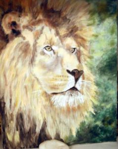 Peinture de Francoise DUSUEL: LE LION
