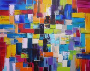 Peinture de Olivia BOA: Life's construction