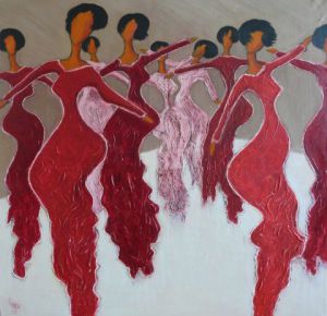 Peinture de LANOE: ANDALOUSES