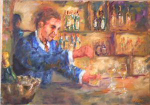 Peinture de JP  NADO: LE BAR