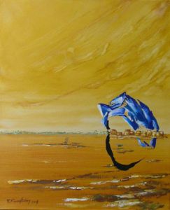 Peinture de Rene Vincent-Viry: Sénégal, chaleur de l'âme