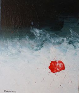 Peinture de Rene Vincent-Viry: Une balle pour le Père Noël