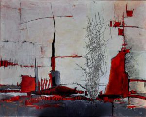 Peinture de Monique Attard: Départ