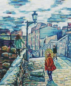 Peinture de Gerard SERVAIS: Terrain vague