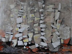 Peinture de Monique Attard: voiles blanches