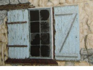 Peinture de bdan: la maison hantée