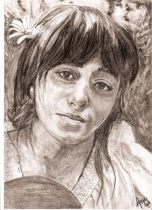 Dessin de Angie: Jeune fille