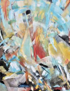 Peinture de Brigitte DUMONT: Abstrait 5