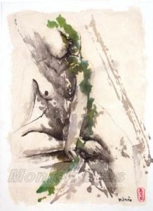 Dessin de Monick Bres : Athlétique