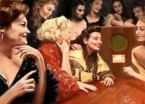 Peinture de ALAIN PESTOURIE: La TSF