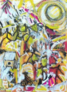 Peinture de MARIE INDIGO: Sous le soleil