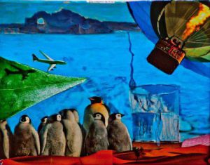 Collage de JMG: La maigreur de l'eau 