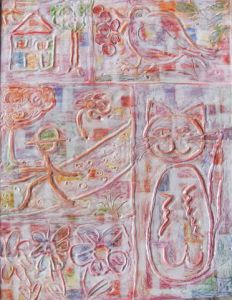 Peinture de carole zilberstein: joie de vivre II