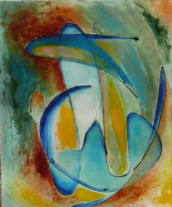 Peinture de Goldi Cova: Maternité